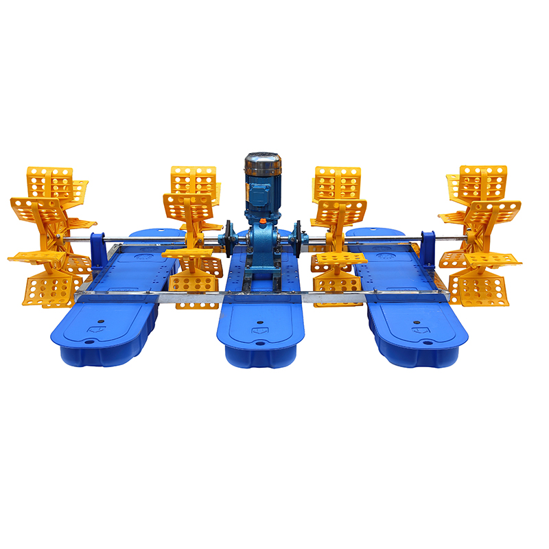 4 Impeller High Foot Reducer Paddle Wheel Aerator