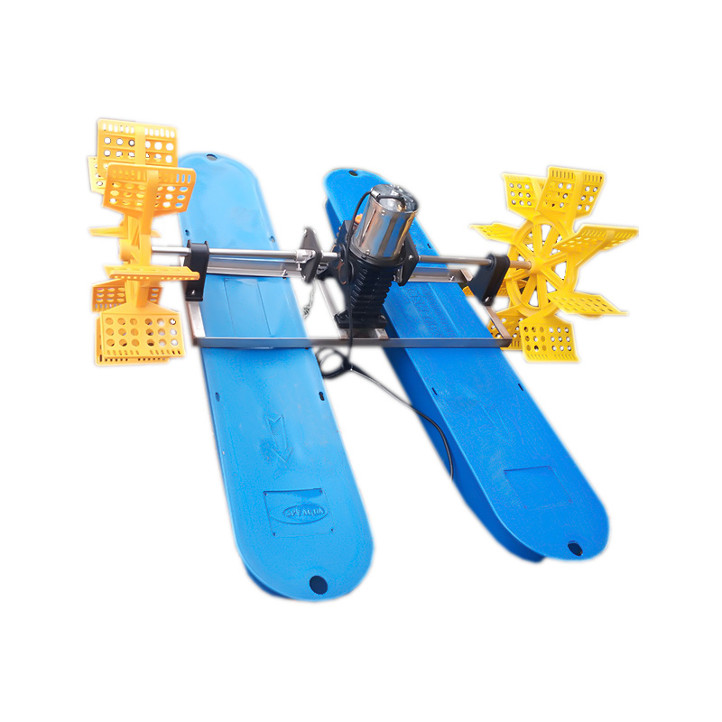 1HP 2 impeller  paddle wheel aerator