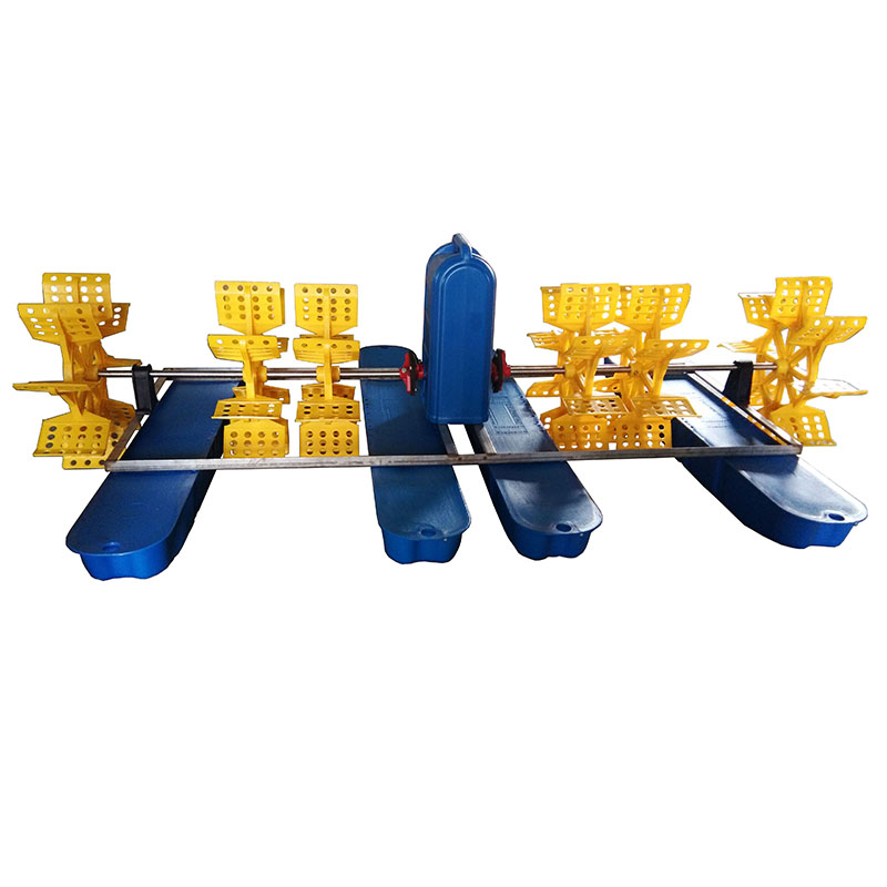 6 impellers paddle wheel aerator