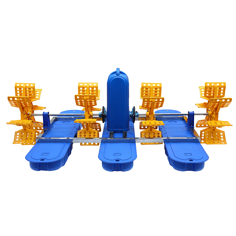 4 impellers paddle wheel aerator